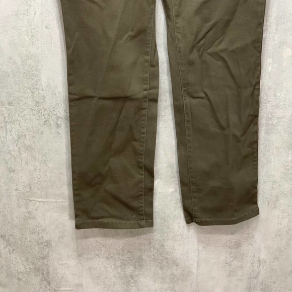 Style & Co Deep Moss Green Straight Leg High Rise - Picture 2 of 8